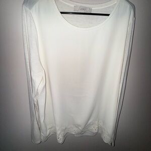 Loft Cream Top XL